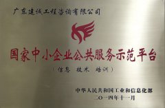 国家中小企业公共服务示范平台